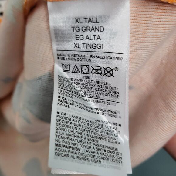 NWT OLD NAVY Halloween Pajamas Womens XL Tall Orange Matching Graphic Set - Picture 6 of 11